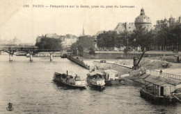 France > [75] Paris > La Seine Et Ses Bords -  La Seine Prise Du Pont Du Carroussel - 7737 - The River Seine And Its Banks