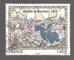 FRANCE 2014 BATAILLE DE BOUVINES YT 4858 OBLITERE - - 2010-.. Matasellados