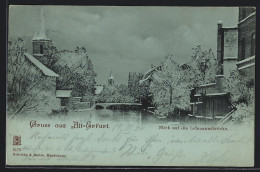 AK Alt-Erfurt, Blick Auf Die Lehmannsbrücke  - Erfurt