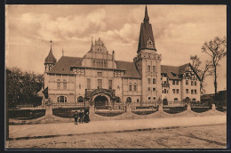 AK Bernburg, Kurhotel Mit Kurgästen  - Bernburg (Saale)