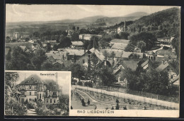 AK Bad Liebenstein, Sanatorium Und Ortsansicht  - Bad Liebenstein