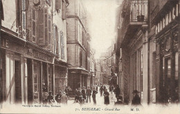 Cpa Bergerac, Grand' Rue, Animée - Bergerac