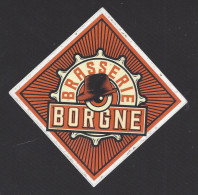 Etiquette De Bière   -  Brasserie Borgne à Saint Jean Du Gard  (30) - Cerveza