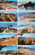 FRANCE - Biarritz - Souvenir De Biarritz - Multivues - Colorisé - Carte Postale - Biarritz