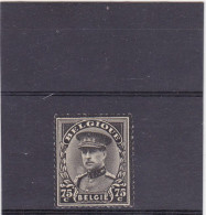 1934-COB 384-V3 75c Bol Boven Epaulette-Ballon- MNH - 1931-1960