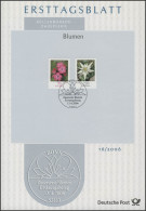 ETB 16/2006 Blumen, Nelke 0,70 Euro / Edelweiß 2,20 Euro - 2001-2010