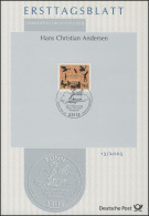 ETB 13/2005 Hans Christian Andersen, Märchen, Dichter - 2001-2010