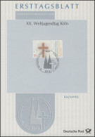 ETB 22/2005 Weltjugendtag Köln, Kreuz, Weltkugel - 2001-2010