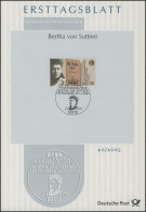 ETB 40/2005 Bertha Freifrau Von Suttner, Schriftstellerin, Pazifistin - 2001-2010