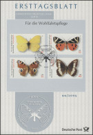 ETB 44/2005 Wofa Schmetterlinge Zitronenfalter, Rus. Bär, Pfauenauge Waldportier - 2001-2010