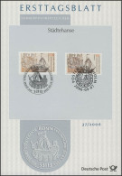 ETB 37/2006 Städtehanse, Schiffsbeladung - Gemeinschaftsausgabe Schweden - 2001-2010