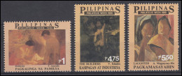 Philippinen: Philatelie / Philatelic Week - Gemälde / Painting 1990, Satz ** - Other & Unclassified