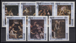Kambodscha: Gemälde / Paintings Antonio Da Correggio 1984, Satz O - Andere & Zonder Classificatie