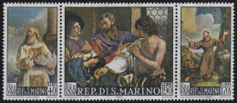 San Marino: Gemälde & Paintings Barbarie 1967, Zusammendruck ** - Altri & Non Classificati