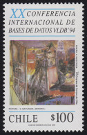 Chile: Daten-Konferenz VLDB Santiago 1994 / Gemälde C. Maturana Bororo, Marke ** - Andere & Zonder Classificatie