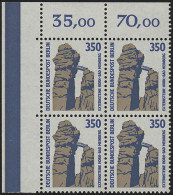 835 SWK 350 Pf Eck-Vbl. Ol ** Postfrisch - Unused Stamps