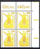 832 SWK 140 Pf Eck-Vbl. Or ** Postfrisch - Unused Stamps