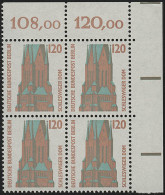 815 SWK 120 Pf Eck-Vbl. Or ** Postfrisch - Unused Stamps