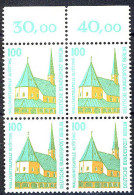 834 SWK 100 Pf OR-Viererbl. ** Postfrisch - Nuevos