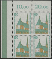 834 SWK 100 Pf Eck-Vbl. Ol ** Postfrisch - Unused Stamps