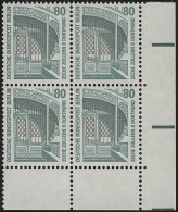 796 SWK 80 Pf Eck-Vbl. Ur ** Postfrisch - Unused Stamps