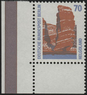 874 SWK 70 Pf Ecke Ul OHNE Naht ** Postfrisch - Unused Stamps