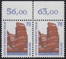 874 SWK 70 Pf Paar OR ** Postfrisch - Unused Stamps