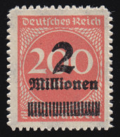 309BPb Ziffern Im Kreis 2 Mio Auf 200 M ** Geprüft - Unused Stamps