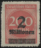 309BPa Ziffern Im Kreis 2 Mio Auf 200 M, ** Postfrisch - Unused Stamps