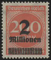 309APc Ziffern Im Kreis 2 Mio Auf 200 M ** Geprüft - Unused Stamps