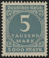 274 Ziffern Im Kreis 5 Tsd M ** - Unused Stamps