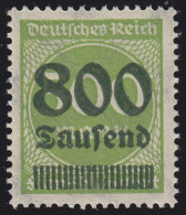 307A Ziffern Im Kreis 800 Tsd Auf 500 M ** - Unused Stamps