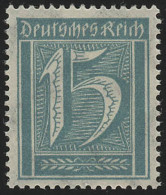 179 Freimarke Ziffer 15 Pf Wz 2 ** - Unused Stamps