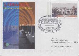 USo 27 Magdeburg & OHABRIA Blankenburg, FDC ESSt Magdeburg Landtag 10.5.2001   - Sonstige & Ohne Zuordnung