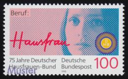 1460 DHB - Deutscher Hausfrauen-Bund, Muster-Aufdruck - Abarten Und Kuriositäten