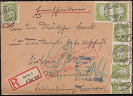 Ebert-Frankatur Auf R-Brief Gesandtschaft Sofia Auswärtiges Amt BERLIN 6.1.1933 - Other & Unclassified