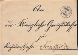 Reichsdienstsache Auswärtiges Amt BERLIN 4.4.1899 Nach Frankfurt/Main 4.4.99 - Autres & Non Classés