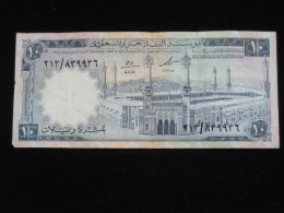 - ARABIE SAOUDITE 1968  10 Ten Riyals - Saudi Arabian Monetary Agency  **** EN ACHAT IMMEDIAT **** - Arabie Saoudite