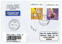 NCP 25 - 1-a ORCHIDS, Romania - INTERNATIONAL Registered - 2011 - Briefe U. Dokumente