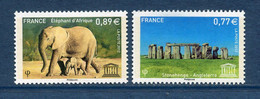 France - Timbres De Service - YT N° 154 Et 155 ** - Neuf Sans Charnière - 2012 - Mint/Hinged