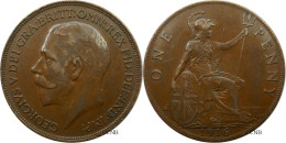 Royaume-Uni - George V - One Penny 1916 - TTB+/AU50 - Mon4968 - D. 1 Penny