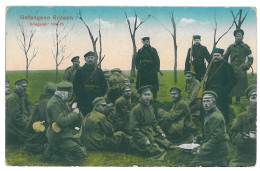RUS 98 - 13253 Russian Prisoners, Russia - Old Postcard - Used - 1916 - Russie