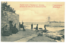 RUS 98 - 23465 SEVASTOPOL, Waterfront And Ships, Russia - Old Postcard - Unused - Rusland