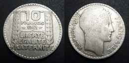 10 Francs Turin 1934 - Argent - Réf, M 1 - 10 Francs