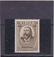 1934-COB 385-V2 75c Eenogig-Borgne- MNH - 1931-1960