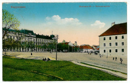 RO 44 - 6518 SIBIU, Romania, Market - Old Postcard, CENSOR - Used - 1915 - Roemenië