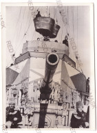RO 44 - 19084 Romanian Military Ship, ( 18/13 Cm ) - Old Press Photo - 1943 - Romania
