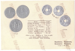 RO 44 - 21306 COINS, King CAROL I, Royalty, Regale, Romania - Old Postcard - Unused - Roumanie