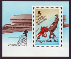 HUNGARY Block 195,unused - Figure Skating