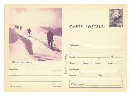 IP 67 - 385 Winter In The Mountain, Skimen - Stationery - Unused - 1967 - Enteros Postales